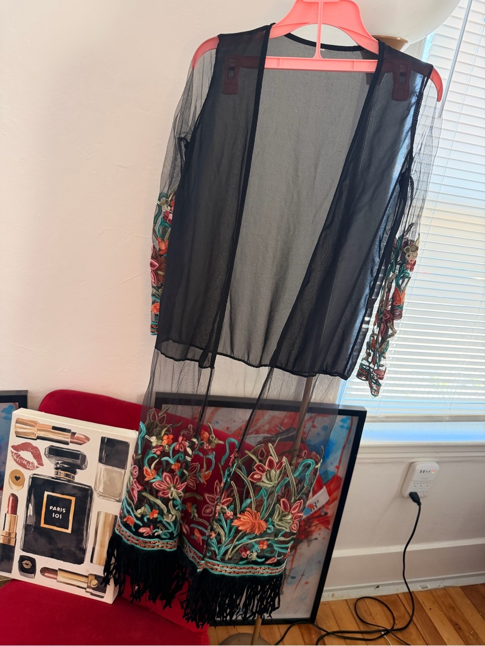 Floral Cover Up. See through